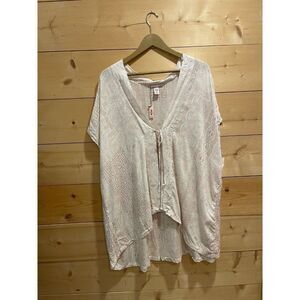 NWT Victorias Secret Kimono Wrap Swim Cover Mosaic Print